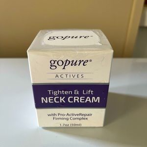 GoPure Tighten and Firm Neck Cream. Brand New in package.